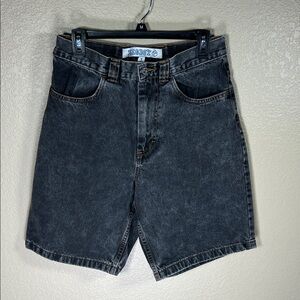 Stylish Acid Wash Jean Shorts